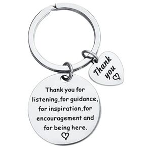Thank you for listening gift Keychain keepsake teacher parent friend